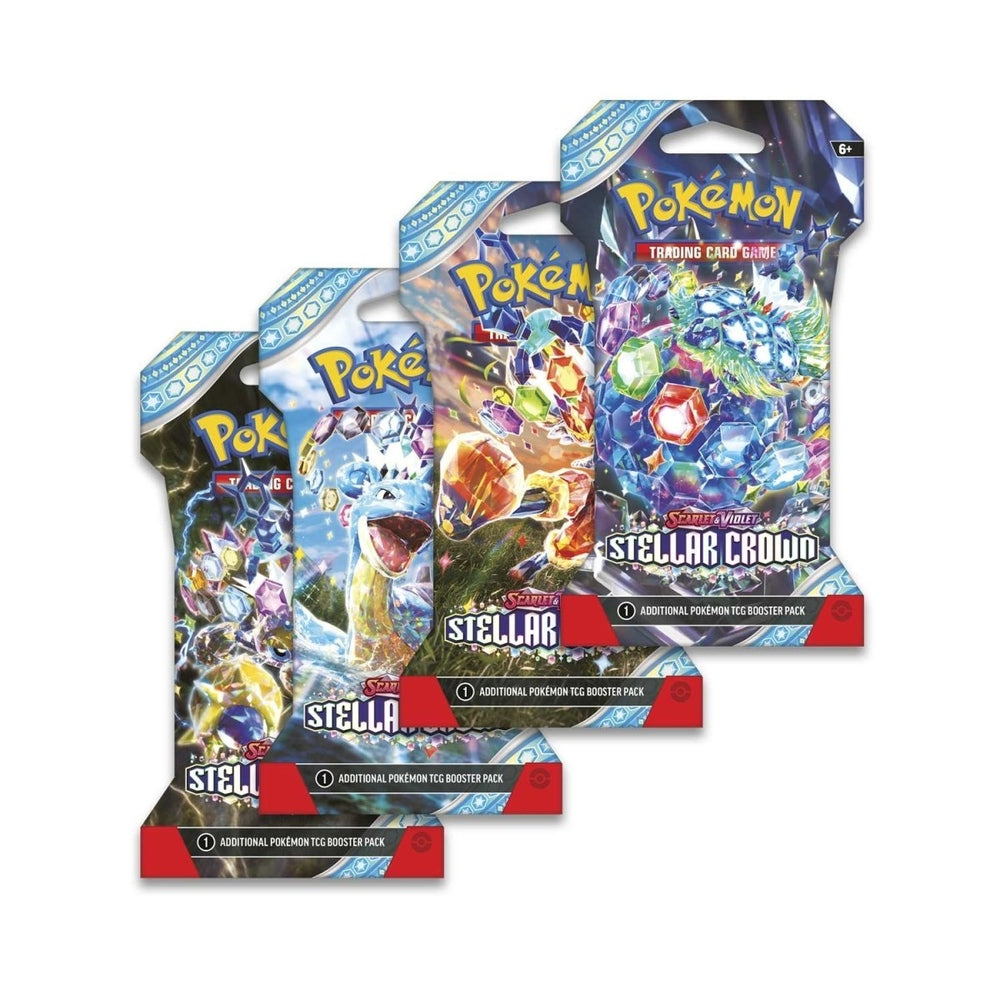 Stellar Crown Sleeved Booster Pack Live Break