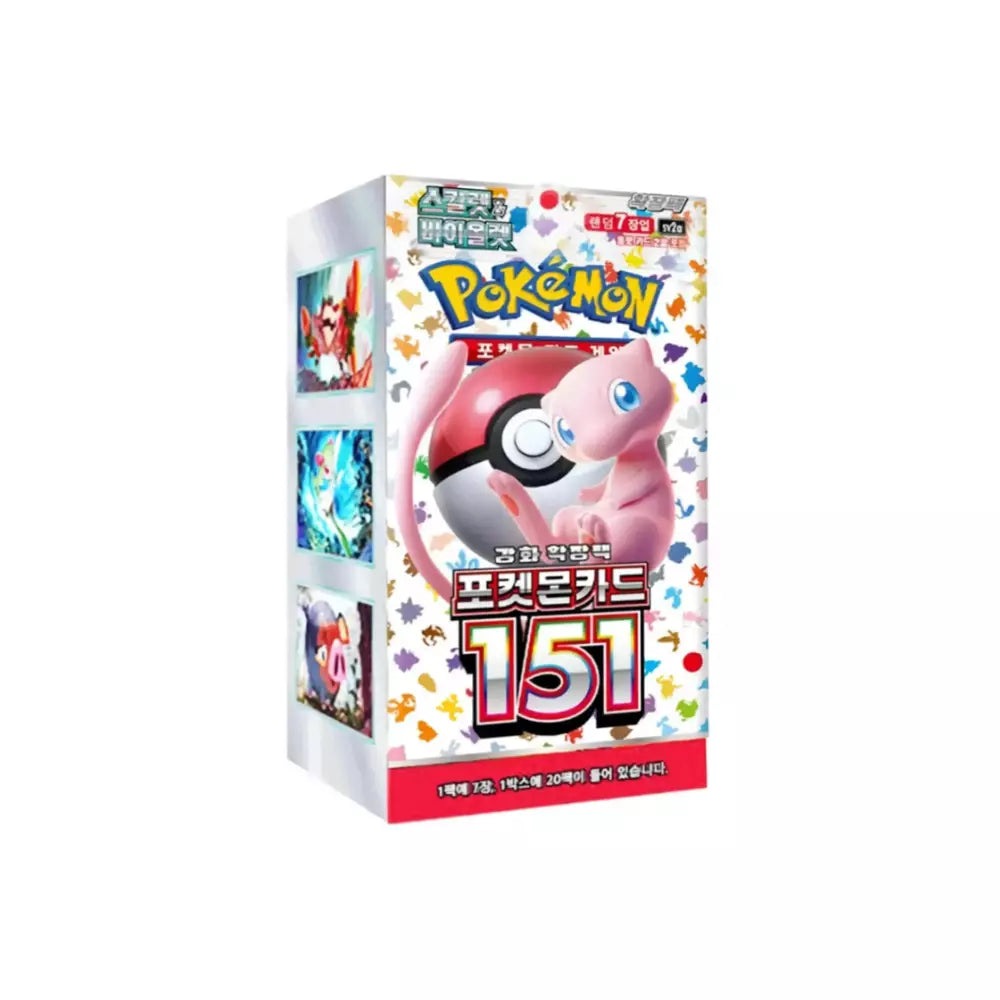 Pre-Order Korean 151 Booster Pack Live Break