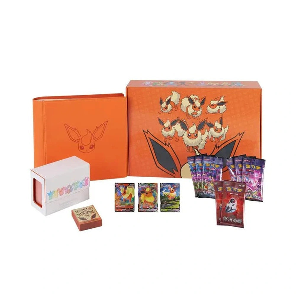 **PRE ORDER** Simplified Chinese Sword & Shield "Eevee Heroes" Flareon Collectors box
